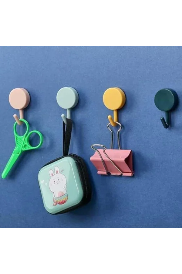 Kendinden Yapışkanlı Renkli Duvar Askısı