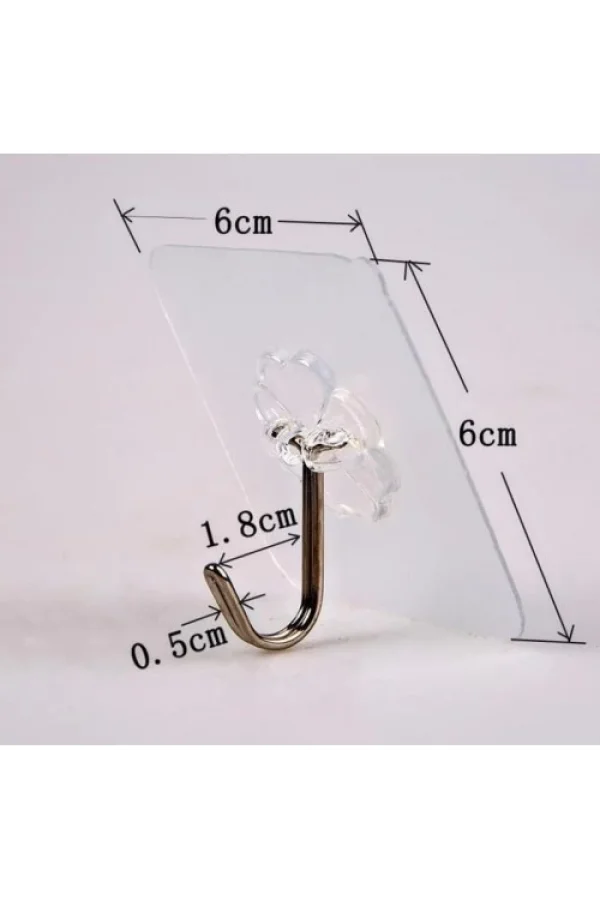 KENDINDEN YAPIŞKANLI ŞEFFAF ASKI 5 Lİ SET
