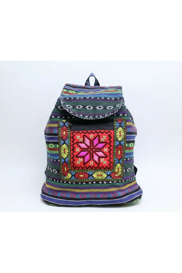 Kilim Desenli Sırt Çantası