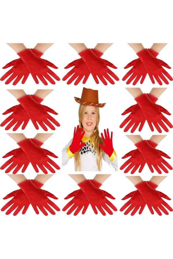 Kırmızı Bando Eldiveni Seti 10 çift (20 adet)