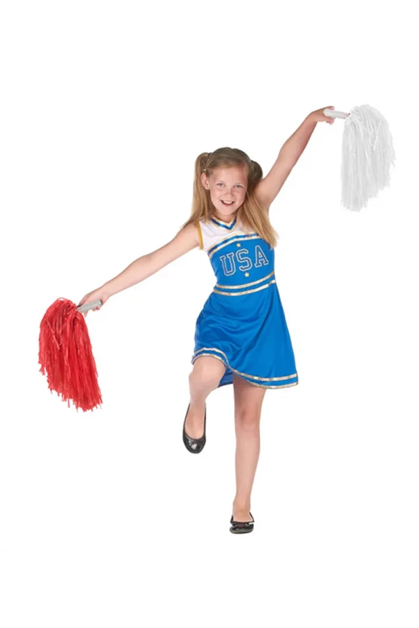 Kırmızı Beyaz Gösteri Ponponu