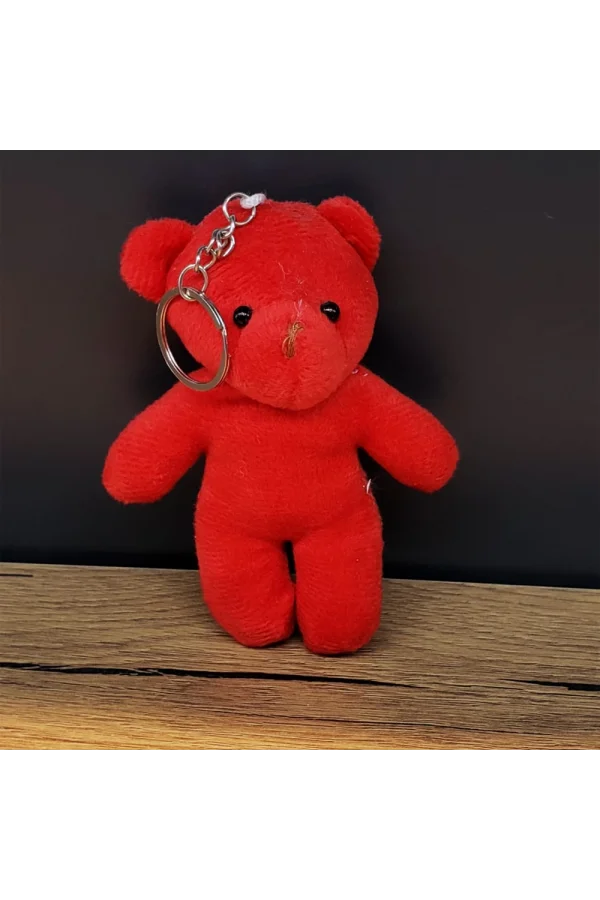 Kırmızı Hediyelik Kese İçinde Ayıcık