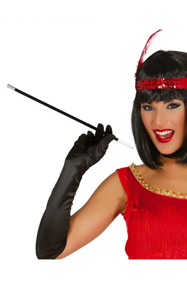 Kırmızı Retro Charliston Aksesuar Seti