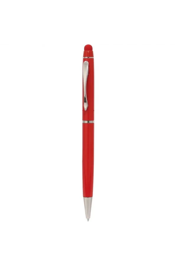 Kırmızı Touchpen Metal Kalem