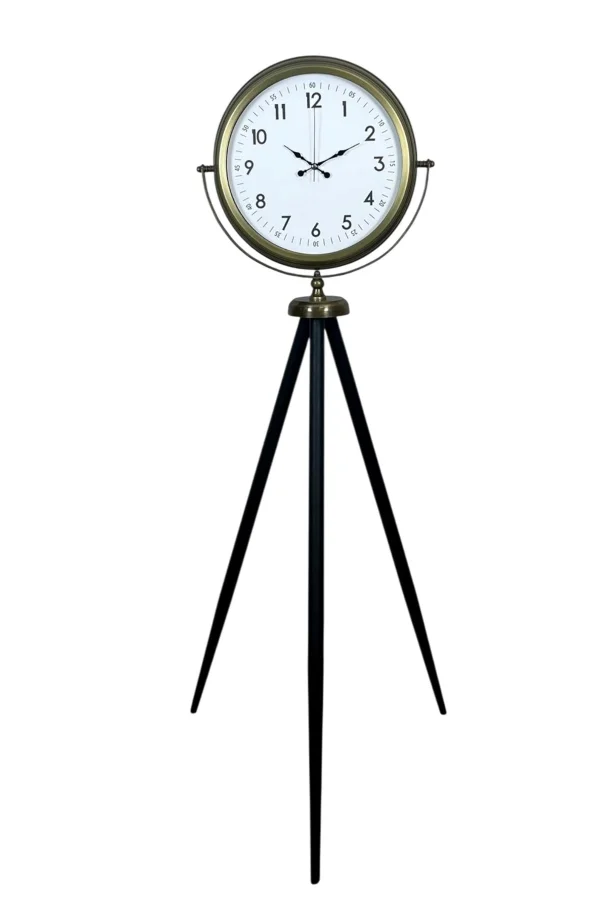 Klasik Eskitme Tripod Ayaklı Saat
