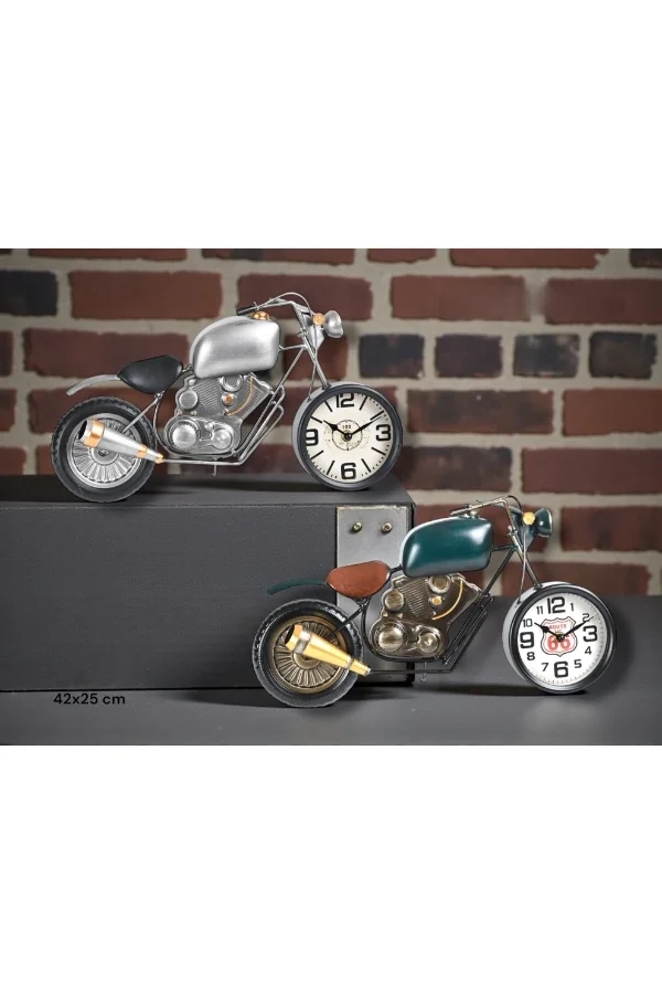 Klasik Motor Tasarımlı Masaüstü Saat