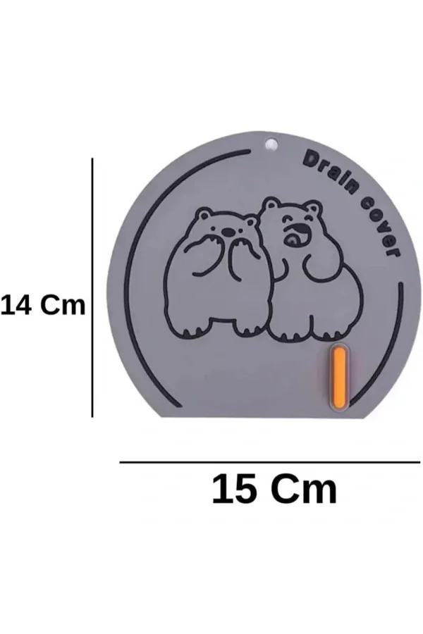 Koku Önleyici Silikon Gider Kapağı