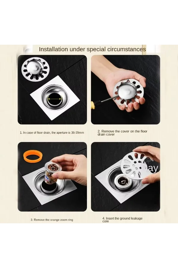 Koku ve Geri Akış Önleyici Gider Aparatı