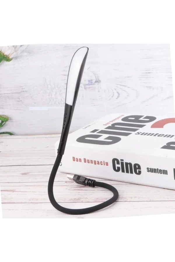 Kompakt USB Siyah 14 Ledli 3 Kademeli Dokunmatik Okuma Lambası