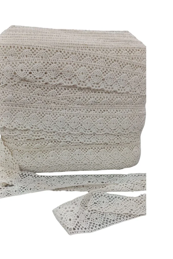 Kopanaki Dantel en 4 cm Krem 1 Metre