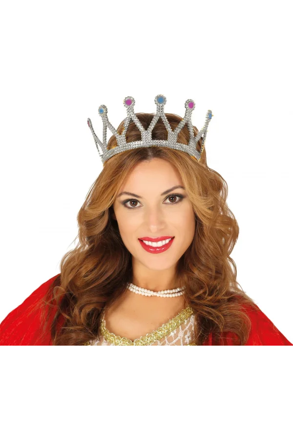 Kraliçe Tacı Gümüş Renk