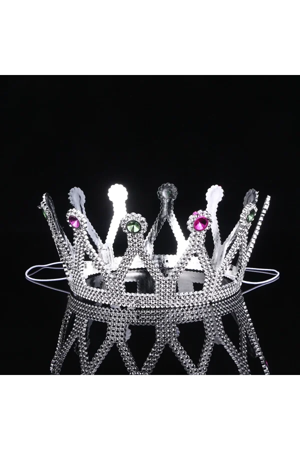 Kraliçe Tacı Gümüş Renk
