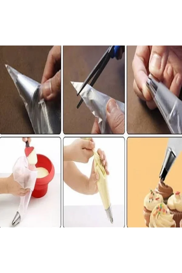 Krema Sıkma Seti 10 Parça