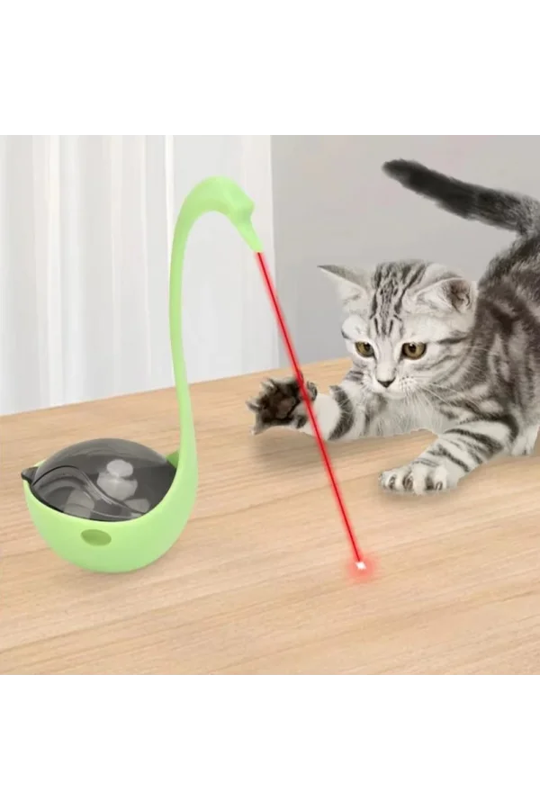Kuğu Şeklinde Lazerli Kedi Oyuncağı