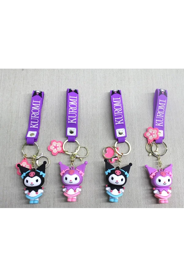 Kuromi Silikon Anahtarlık