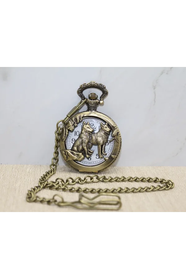 Kurt Tasarımlı Köstekli Saat Model 2