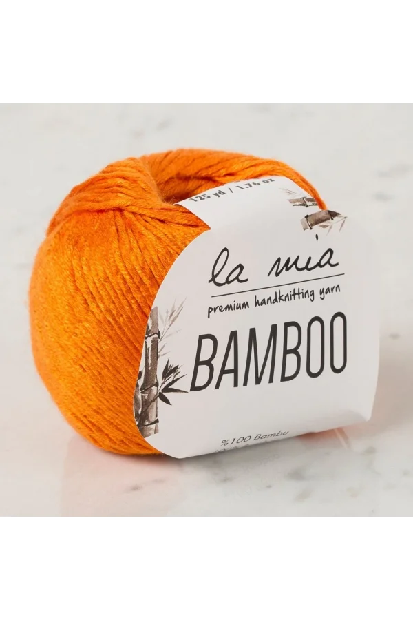 La Mia Bamboo Turuncu El Örgü İpi - L150 - 33855