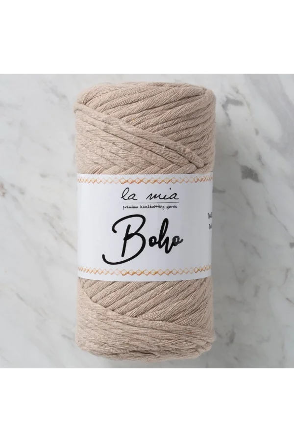 La Mia Boho Açık Bej Büküm Makrome İpi - L049 - 33984