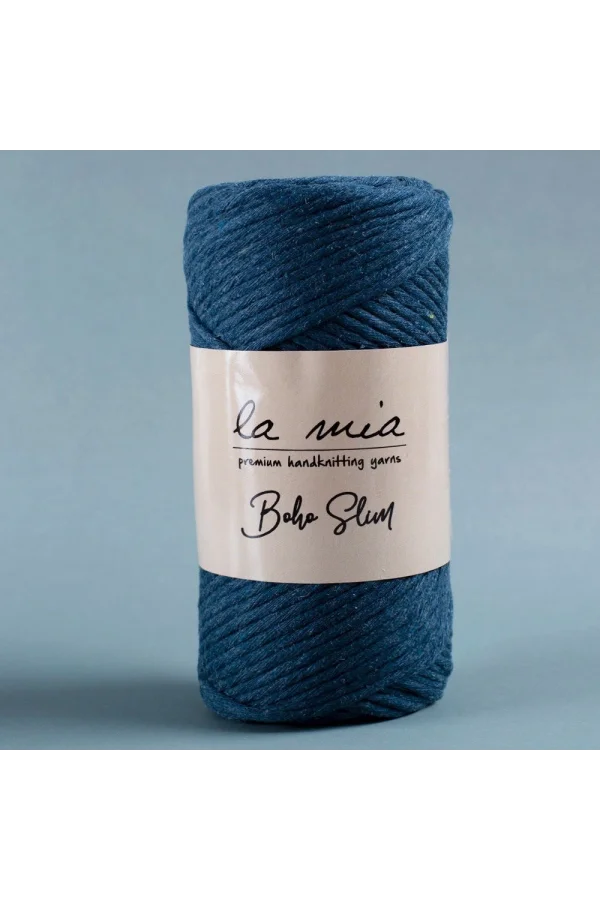 La Mia Boho Slim Havacı Mavi El Örgü İpi -L110 - 34199