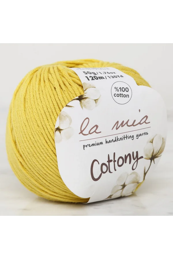 La Mia Cottony Hardal Sarısı Bebek El Örgü İpi - P31-L189 - 33663