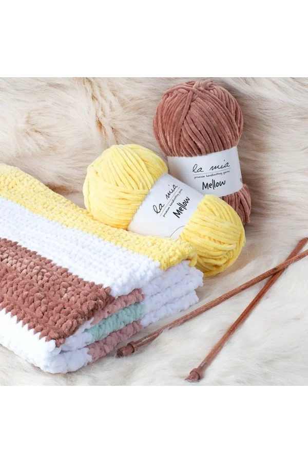 La Mia Mellow Bej El Örgü İpi - 957