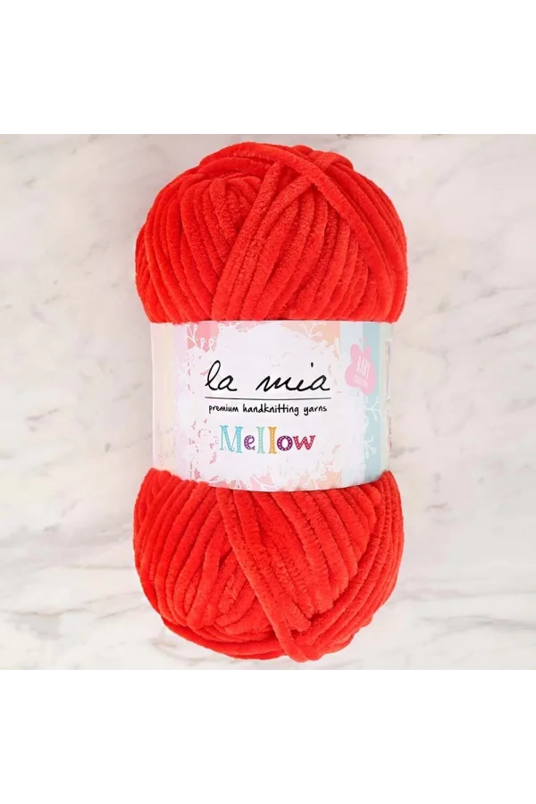 La Mia Mellow Kırmızı El Örgü İpi - 911