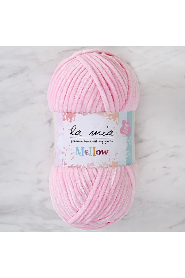 La Mia Mellow Pembe El Örgü İpi - 904 - 34153