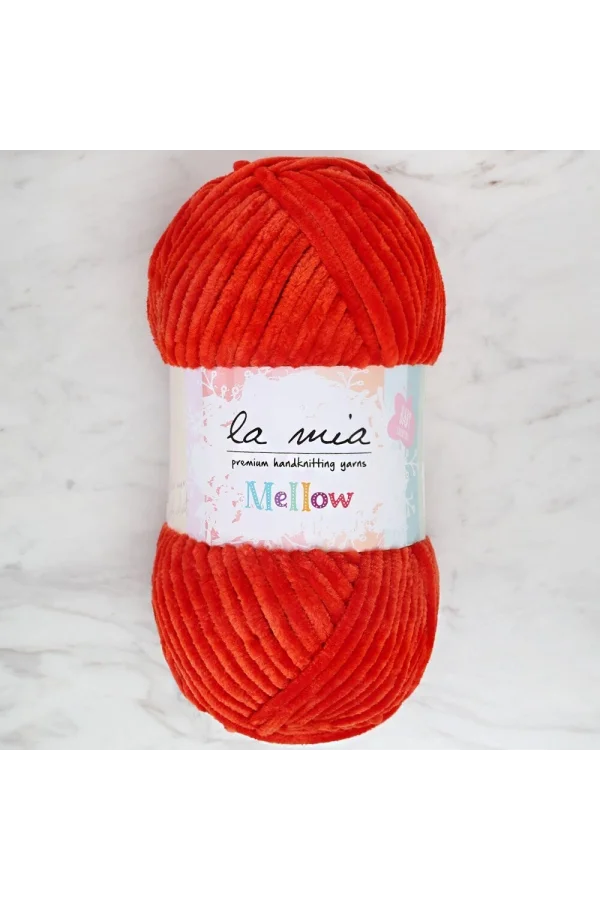 La Mia Mellow Turuncu El Örgü İpi - 925