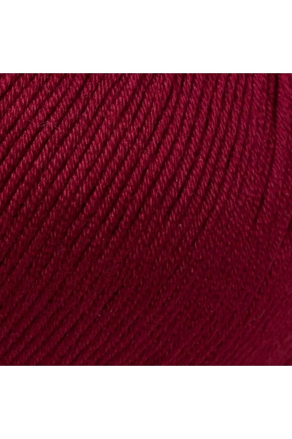 La Mia Mercerized Cotton Bordo El Örgü İpi - 23 - 33596
