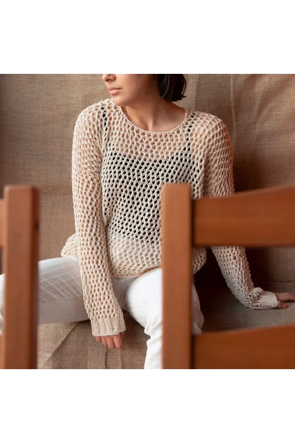 La Mia Mercerized Cotton Turuncu El Örgü İpi - 13 - 33598