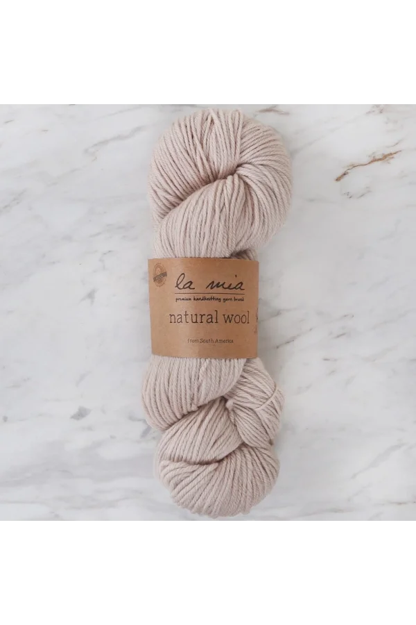 La Mia Natural Wool Bej El Örgü İpi - H2 - 33606