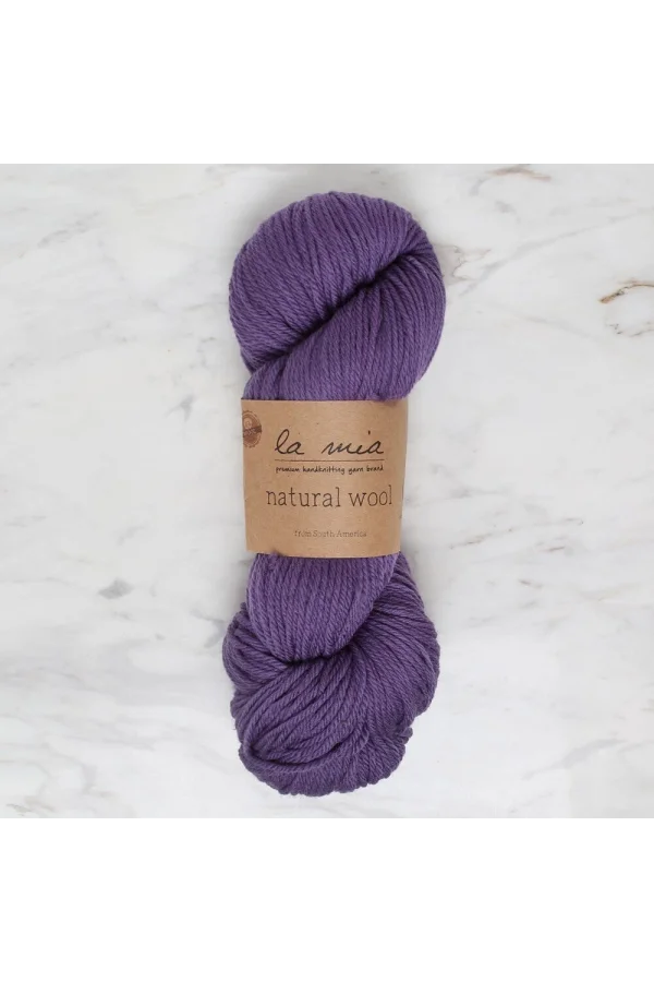 La Mia Natural Wool Mor El Örgü İpi - L269 - 34400