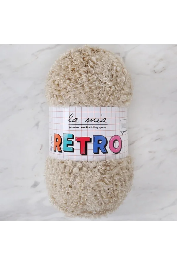 La Mia RETRO Bej El Örgü İpi - LM1013