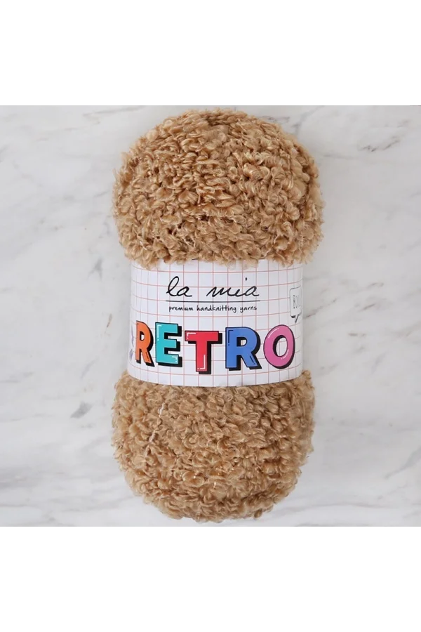 La Mia RETRO Bej El Örgü İpi - LM7101