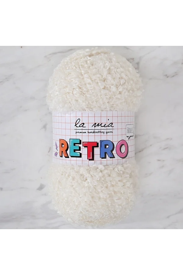La Mia RETRO Krem El Örgü İpi - LM1011