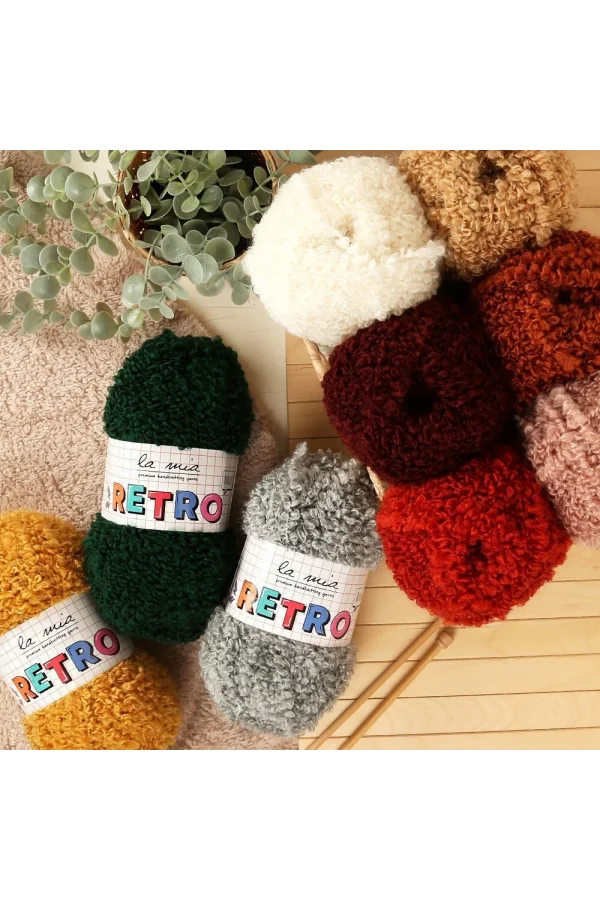 La Mia RETRO Mor El Örgü İpi - LM5131