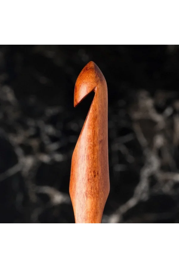 La Mia Rosewood 12 mm 15.5 cm Ahşap Yün Tığ