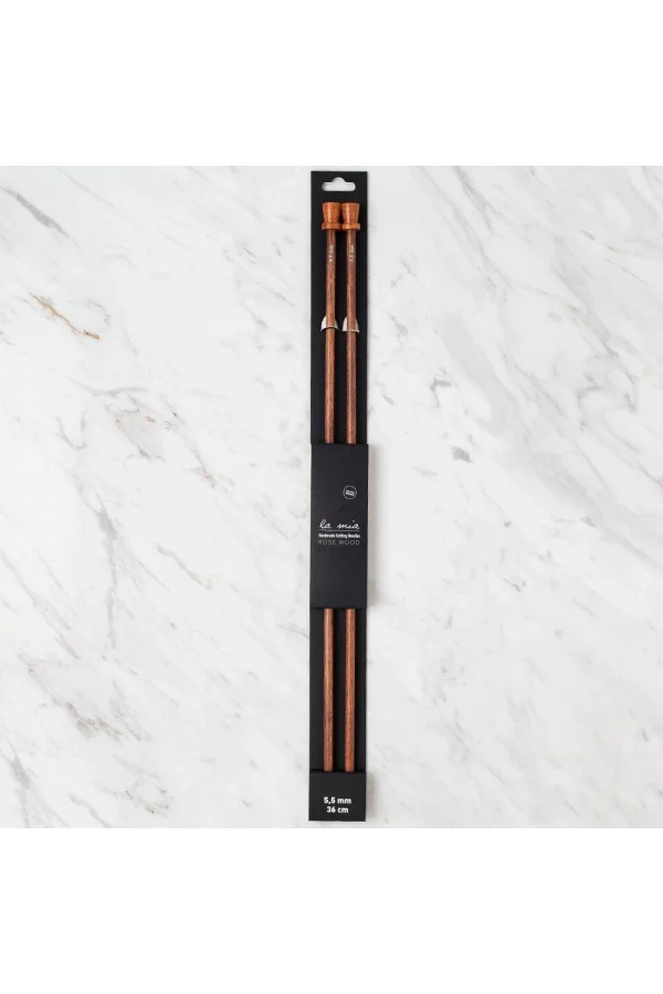 La Mia Rosewood 5.5 mm 36 cm Ahşap Örgü Şişi