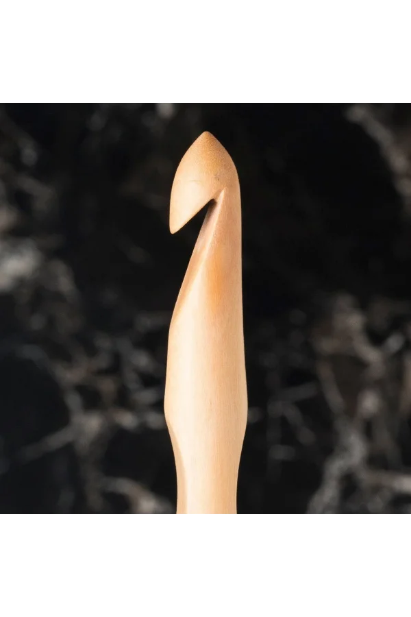 La Mia Whitewood 12 mm 15.5 cm Ahşap Yün Tığ