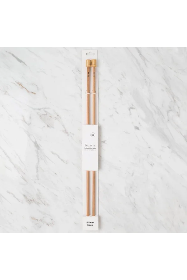 La Mia Whitewood 5.5 mm 36 cm Ahşap Örgü Şişi