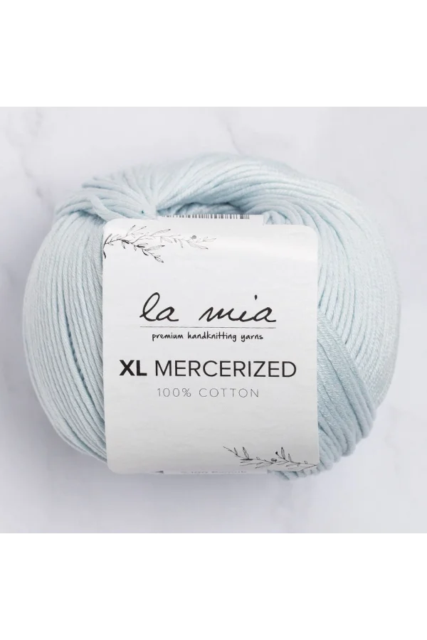 La Mia XL Mercerized Bebe Mavi El Örgü İpi - 79 - 33765
