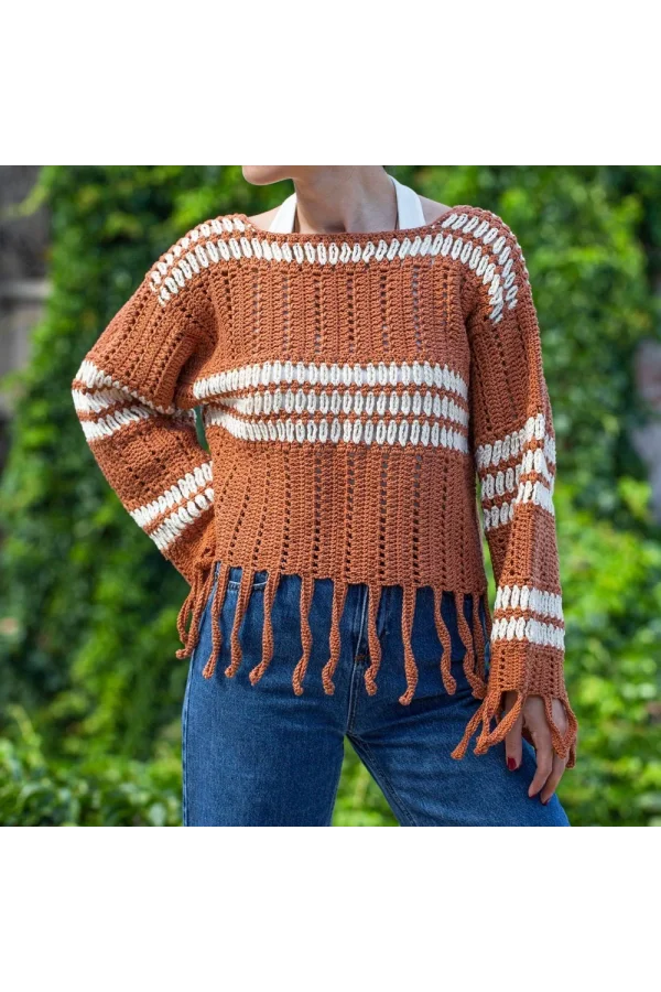 La Mia XL Mercerized Fuşya El Örgü İpi - 35 - 33763