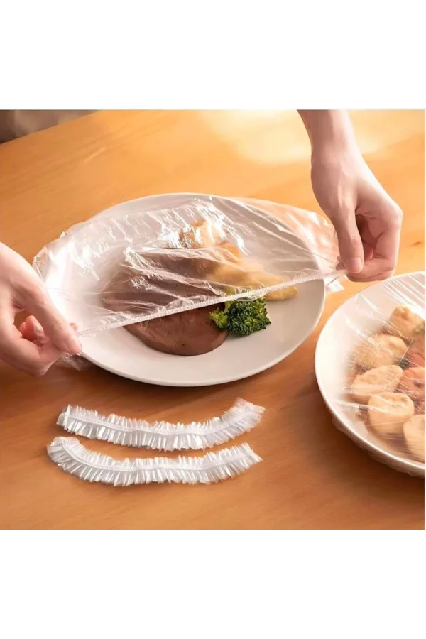 Lastikli Tencere Ve Tabak Bonesi 100 Adet (22cm)