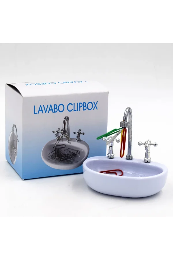 Lavabo Şeklinde Ataç Kutusu