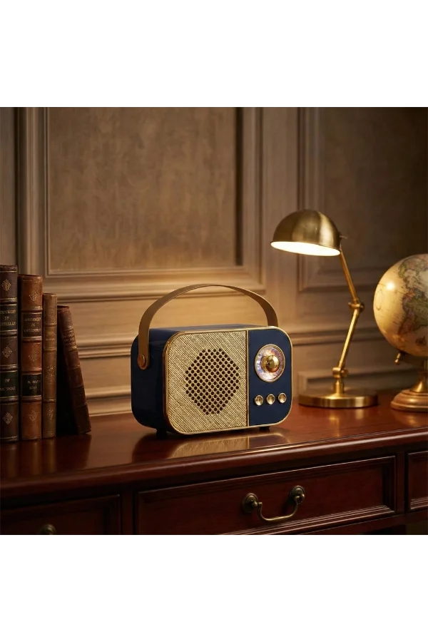 LED Aydınlatmalı Hoparlör Siyah