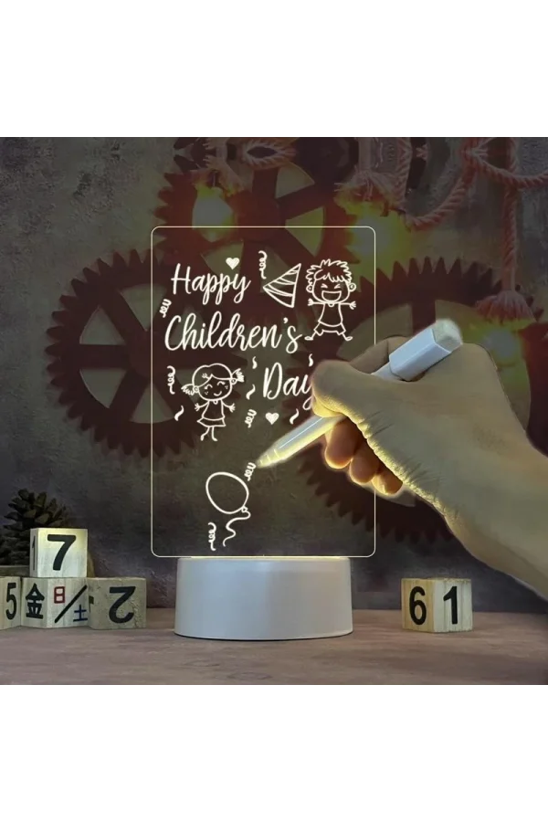 Led Çizim Tableti Gece Lambası