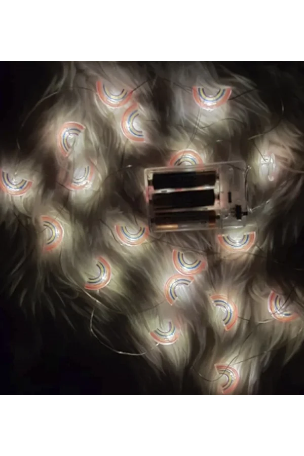 Led Işıklı Gökkuşağı Dekoratif İp