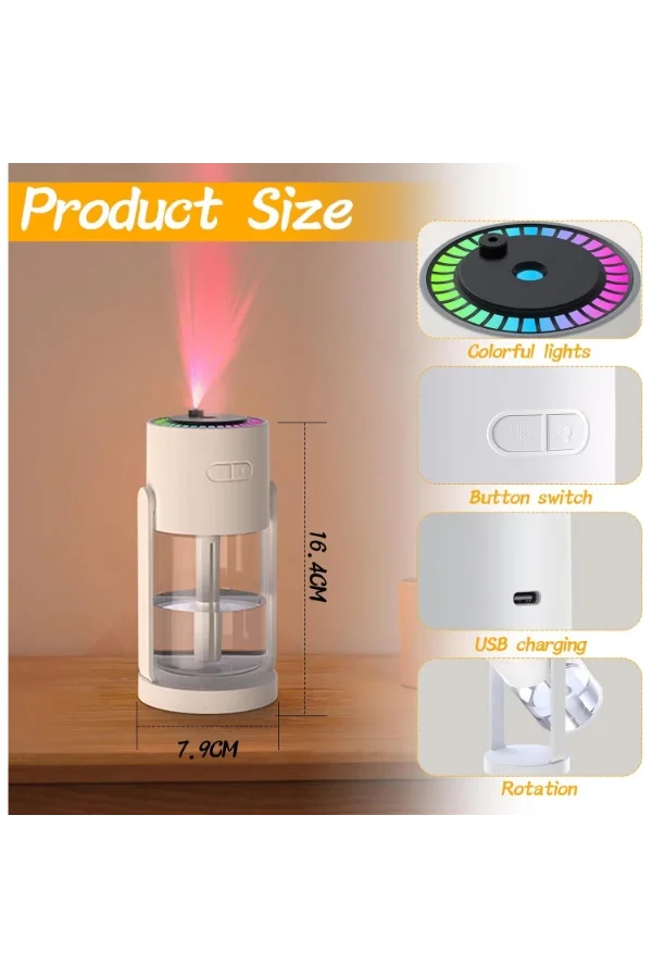 LED Işıklı Hava Nemlendirici Cihaz