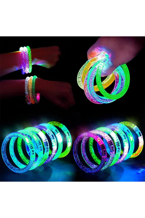 LED Işıklı Pilli Parti Bilekliği