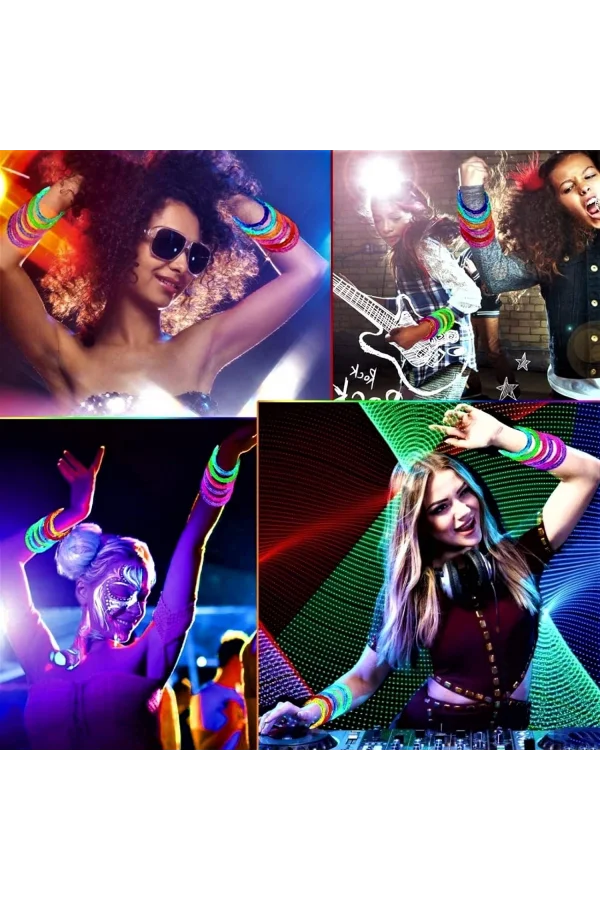 LED Işıklı Pilli Parti Bilekliği